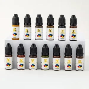 25 Colors Eyebrow Semi Permanent Makeup Tattoo Pigment Ink Micropigmentation Microblading Pigment