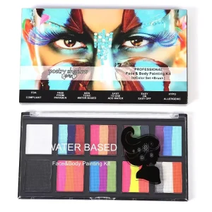 26 Color Natural Plant Based Water based Tattoo Face and Body Paint for Children Party Body Art