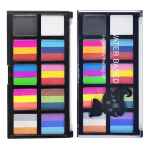 26 Color for Kid Set Army Kit Watercolor Stencil Magical Professional Liquid Paint Eye Private Label Face Paint Kit