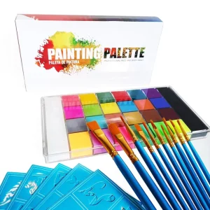 26 Creamy Flash Colors Non Toxic Oil Based Face Body Paint Palette