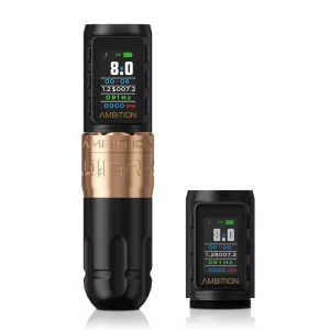270S Brushless Motor 5.0mm 4.5mm Stroke Professional Direct Drive Wireless Tattoo Pen Machine with Dual Battery