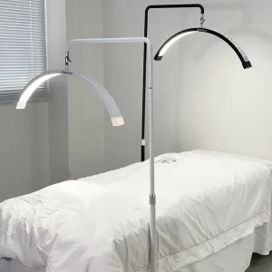 28-Inch LED Half-Moon Lamp for Lashes, Facial Beauty and Salon Use