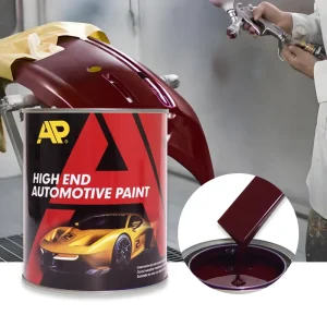 2K Purple Red Acrylic Car Spray Paint System Containing Pigment Long lasting Fast Drying Liquid Coating