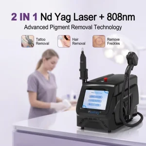 2in1 Pico Diode Laser 808nm Permanent Hair Tattoo Removal Skin Rejuvenation Semiconductor Laser Hair Removal Beauty Equipment