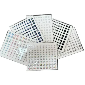 3-6mm Face Jewels Self Adhesive 3D Acrylic Pearl Glitter Eyeshadow Decorative Rhinestone Sticker Makeup Art Decoration