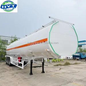 3 Axle Aluminum Alloy Fuel Tanker Semi Trailer 40000 50000L for Petrol Diesel Transport 30000+kg Payload BPW FUWA Axles