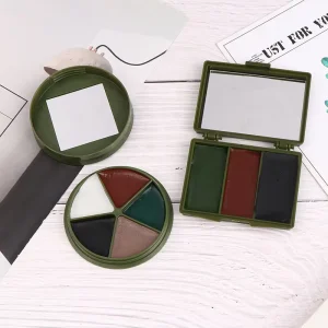 3 Colors Paint Box Face Cover Anti Stick Protection Body Washable Camouflage Tactical Face Paint Colors Drawing