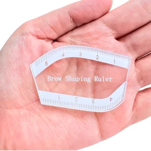 3 Minute Brow Tool for Microblading Artists Eyebrow Shaping Ruler with Brow Mapping Arch Shape Permanent Makeup Accessory