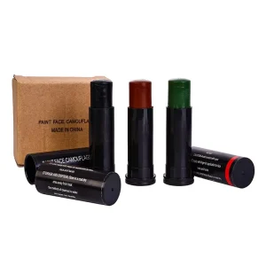 3 Packs Black Anti-Glare Waterproof Eye Black Stick Face Paint for Multi-Sports Athletes Fans for Baseball Football Halloween