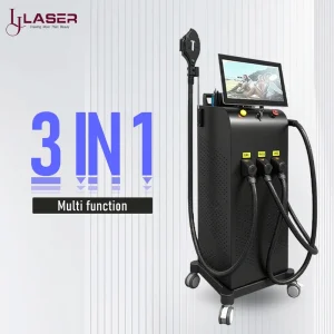 3 in 1 Beauty Machine Diode Laser Hair Removal IPL Nd YAG Tattoo Removal Skin Rejuvenation Multifunction Equipment
