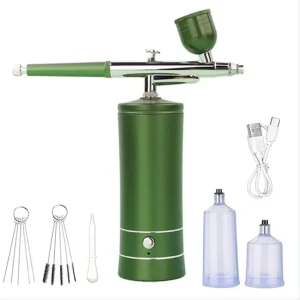 3 in 1 Hot Air Brush Kit Make up Ombre Nail & Hair Paint Machine Gun Cake Decorating Airbrush