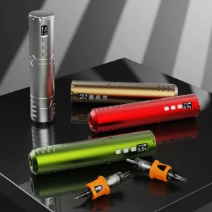 3.5mm Stroke Permanent Wireless Motor Tattoo Machine Aluminum Alloy 11000rpm Lithium Rechargeable Stable Easy