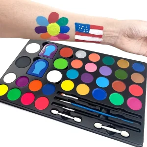 30 Multi Colors Face Body Paint Kits for Kids Halloween Makeup Play