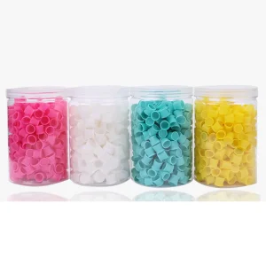 300 Pcs Medium Silicone Tattoo Ink Cups for Permanent Makeup Pigment Disposable Container