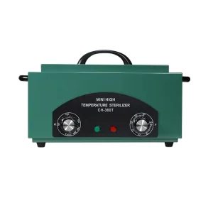 300W High Temperature Nail Tool Sterilizer Dry Heat Sterilization Box Manicure Salon Tattoo Kit Sanitizing Cabinet
