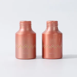 300ml 400ml 500ml Popular Eco-friendly Package Aluminum Bottle with Cap Produced with Colorful Paint for Home Care