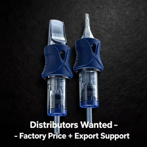 304 Stainless Steel Disposable Permanent Tattoo Needle Cartridges for Eyebrow Body Art 100% EO Gas Sterilized Membrane Sealed