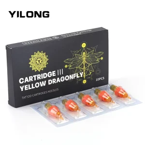 304# Stainless Steel Factory Cartridge Needle Membrane Permanent Tattoo Eyebrow 0.35mm Diameter E.O. Gas