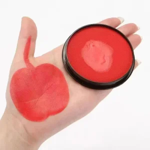 30g Natural Plant Round Face Paint Water Based Glow in Dark Halloween Eyeliner Split Cake Body Paint for Kids