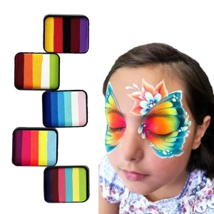 30g Rainbow Face Body Paint Water-Based Washable Safe for Children’s Holiday Parties Environmental Protection