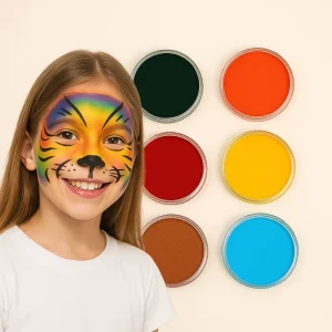30g Water Soluble Face Body Paint Quick Dry Easy Wash Water Activated Facial Pigment for Halloween Stage Party Makeup