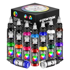 30ml/1oz 16 Colors Tattoo Ink Set Body Makeup Pigment