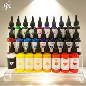 30ml Airbrush Tattoo Pigment 27 Colors Temporary Body Paint Ink for Hairline Barber Spray SDS Certified OEM