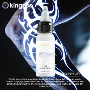 30ml Custom Size Fluorescence Tattoo Ink Complete Airbrush Set Skin Safe UV Reactive Body Art Tattoo Pigment Liquid