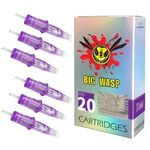 316 Stainless Steel Purple Cartridge Tattoo Needles Disposable Cartridge Needles for Permanent Makeup for Tattoo Machine