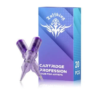 316 Stainless Steel Tattoo Needle Cartridge for Tattoo Guns and Permanent Makeup SMP Compatible EO Gas Sterilized