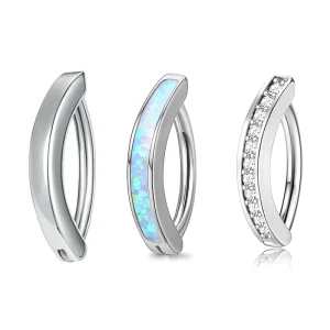 316L Surgical Stainless Steel Jewel set Body Piercing Jewelry Fashion Navel Ornament Ring Multicolored Zircon Multi plated