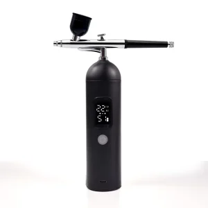 35PSI Cordless Airbrush Compressor Kit Featuring Dual Action Airbrush Gravity Piston Adjustable Speed Settings for Beginners