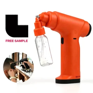 35PSI Cordless Rechargeable Brushless Motor 3 Speed No Clog Barbershop Hair Beard Styling Portable Handheld Airbrush
