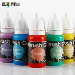 36 Colors Acrylic Paint Set Artist Airbrush Kit Water Based Quick Dry Multi Purpose Spray Paint Supplies EN71 Certified