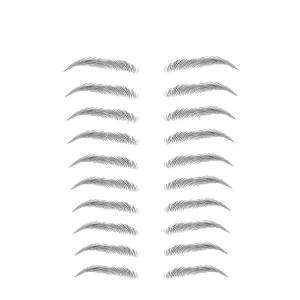 3D Disposable Brow Stamp Transfer Temporary Eyebrow Tattoo Ruler Sticker for Microblading Training
