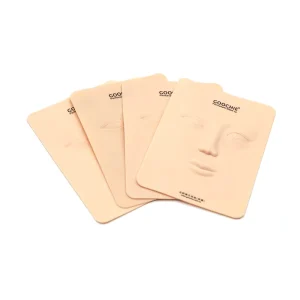 3D Double Side PMU Cosmetic Artificial Skin Tattoo Practice Board Eyebrow Lip Latex Premium Permanent Makeup Accessories
