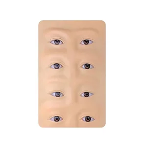 3D Eye Eyebrow Tattoo Silicone Practice Skin for Lip & Eyes 32mm Thickness Soft Permanent Makeup Practice