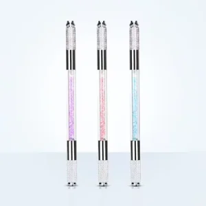3D Eyebrow Pen Manual Tattoo Pen Microblading Permanent Makeup Hand Tool for Eyeliner,Eyebrow,Lips Microblading Pen