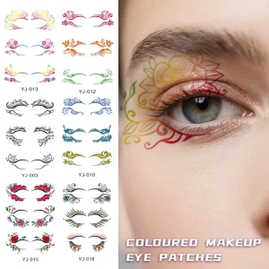 3D False Eyelash Tattoo Stickers Waterproof Non Toxic Fashionable Eye Makeup Stickers