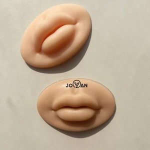 3D Silicone Practice Lip Silicone Open Mouth Mold for Lip Training Tattoo Practice Permanent Makeup Accessories with Latex Skin