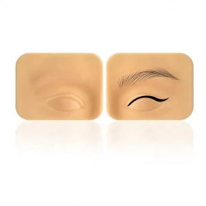 3D Silicone Tattoo Eyebrow Module for Nano Hair Stroke Tattoo Skin Practice for Permanent Makeup Machine and Hand Tool Use