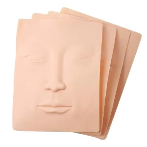 3D Silicone Tattoo Practice Skin Face Permanent Makeup Training Tool for Beginners Supplies From PMU