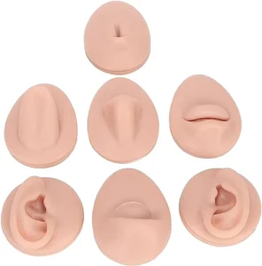 3D Silicone Training Tattoo Skin Microblading Practice Skin Permanent Makeup Tattoo Piercing Mold Mannequin Display
