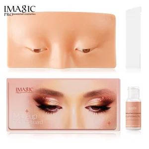 3D Silicone Vegan Face Mannequin Mold Eyebrow Eyeshadow Makeup Training Practice Board Permanent Makeup Accessories