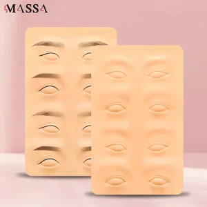 3D Silicone Waterproof Practice Skin for Permanent Makeup Tattoo Eyebrow Lip Accessories Beginner