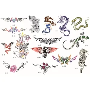 3D Sketch Flower Nail Art Sticker High Quality Waterproof and Long Lasting for Press on Nails