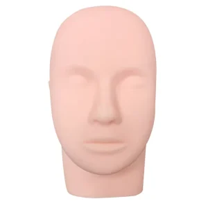 3D Soft Silicone Eyebrow Eyeliner Lip Permanent Makeup Microblading Mannequin Practice Head