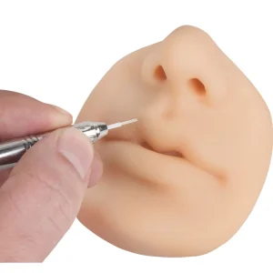 3D Soft Silicone Lips Nose Practice Skin Accessories for Microblading Permanent Makeup Tattoo Artists Beginners Training