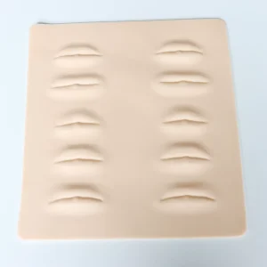 3D Soft Silicone Microblading Lip Practice Skin Training Tool for Permanent Makeup Beginners
