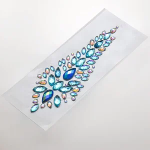 3D Sparkling Body Art Jewels Face Crystal Glitter Sticker Chest Decorative Rhinestone Adhesive Body Stickers for Festival Makeup